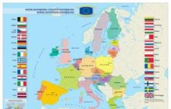 Политическая карта европы без надписей